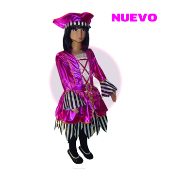 pirata metálica fucsia