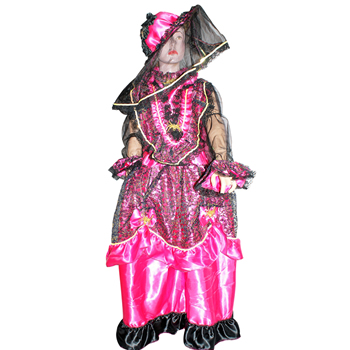 CATRINA RAZO CON ENCAJE FUCSIA